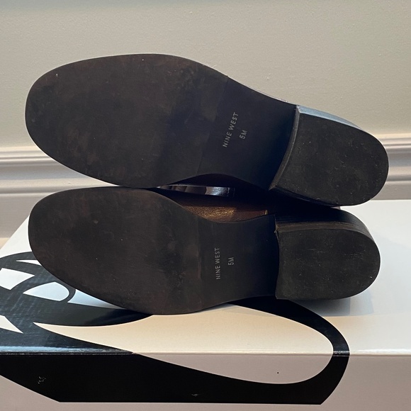 Nine West Leather Saddle Boots - Picture 8 of 9